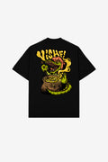 Camiseta Heavy Oversized Cuca Preta