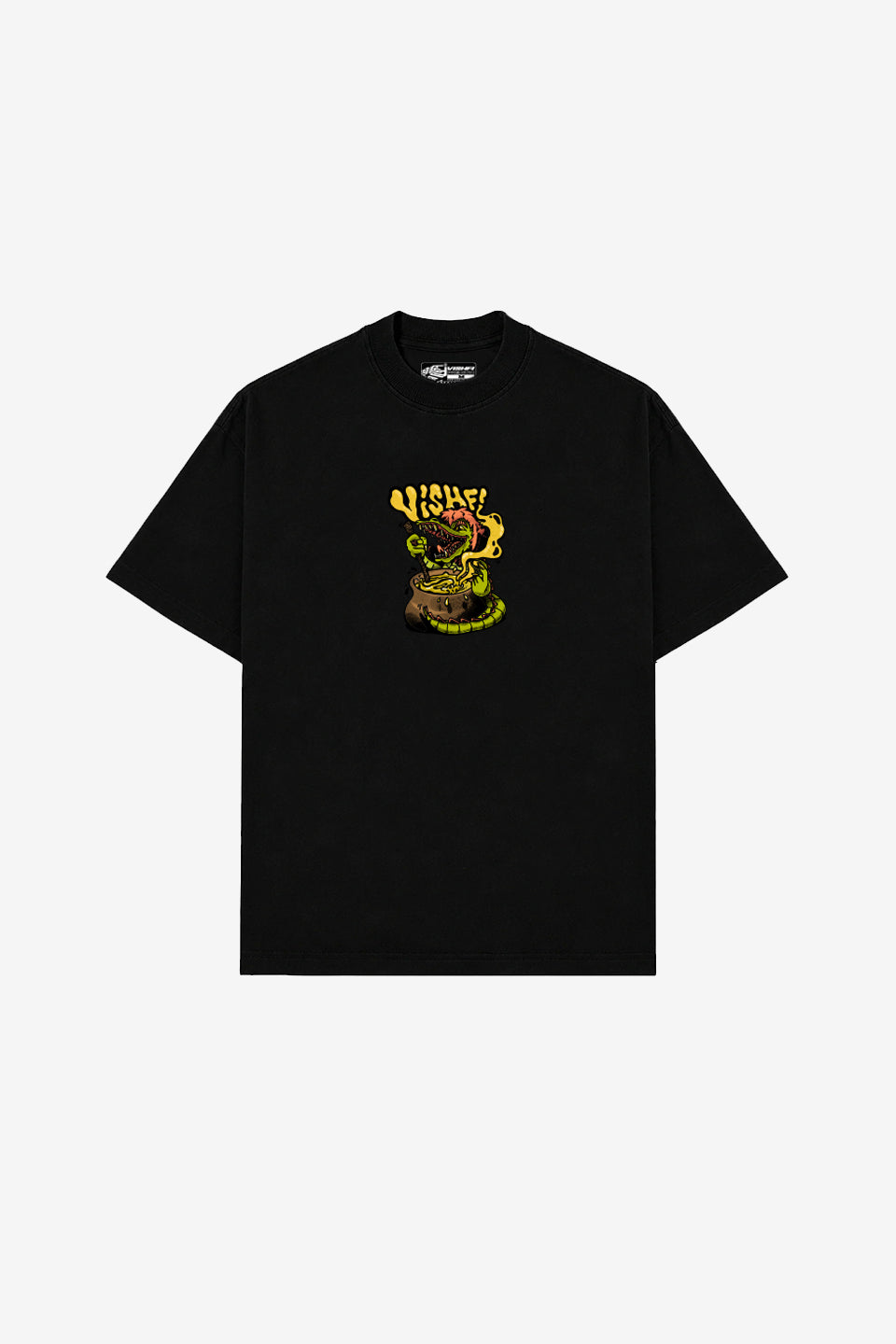 Camiseta Heavy Oversized Cuca Preta