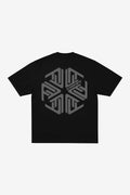 Camiseta Heavy Oversized Umbrella Form Preta