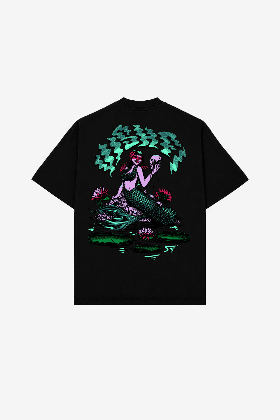 Camiseta Heavy Oversized Iara Preta