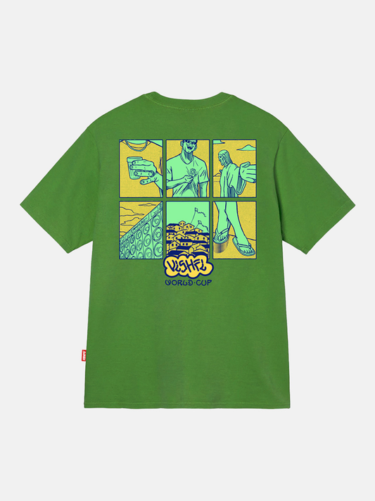 Camiseta Retratos Verde