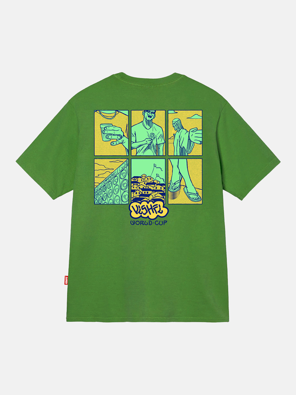 Camiseta Retratos Verde