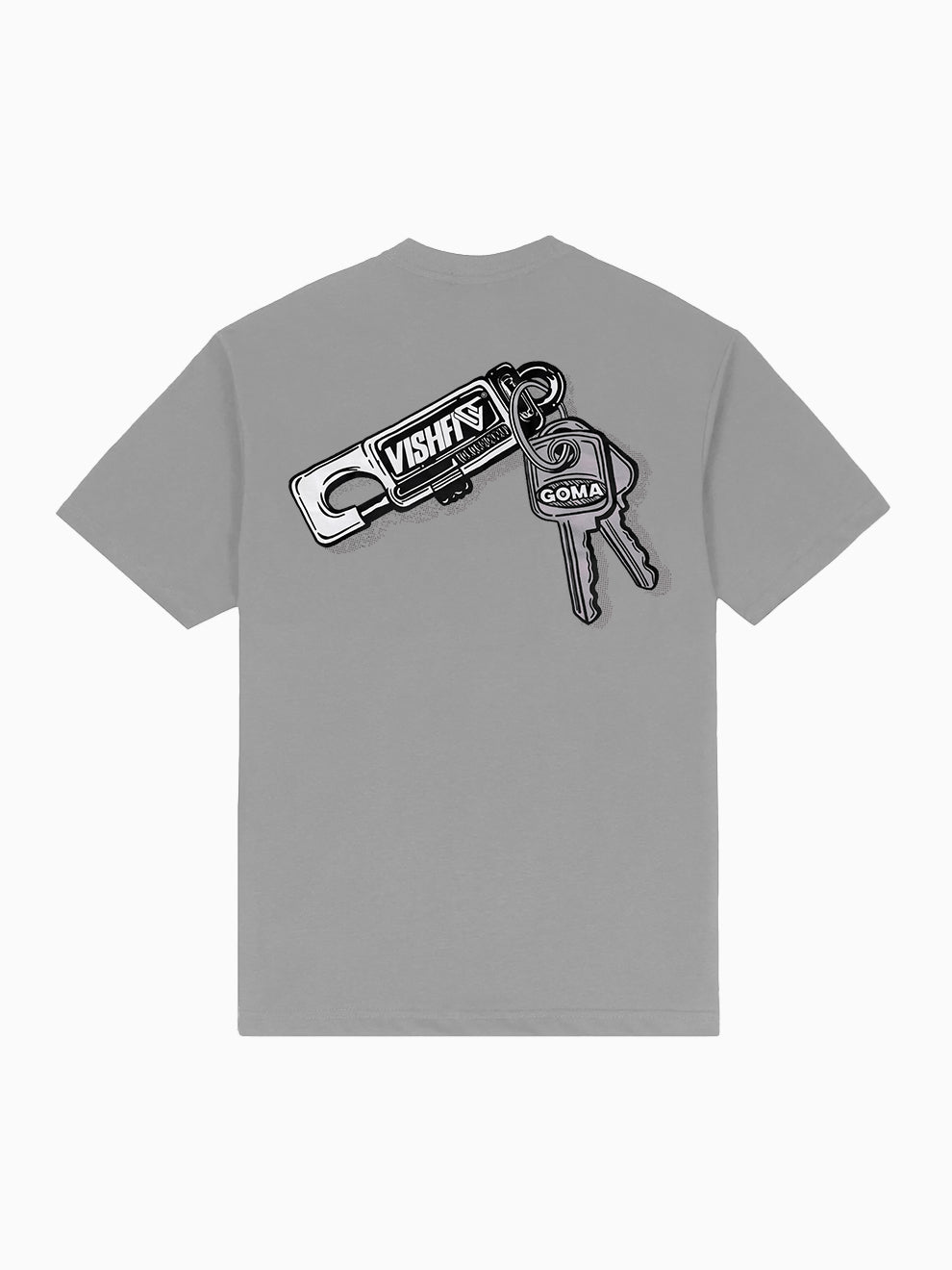 Camiseta Keychain Cinza