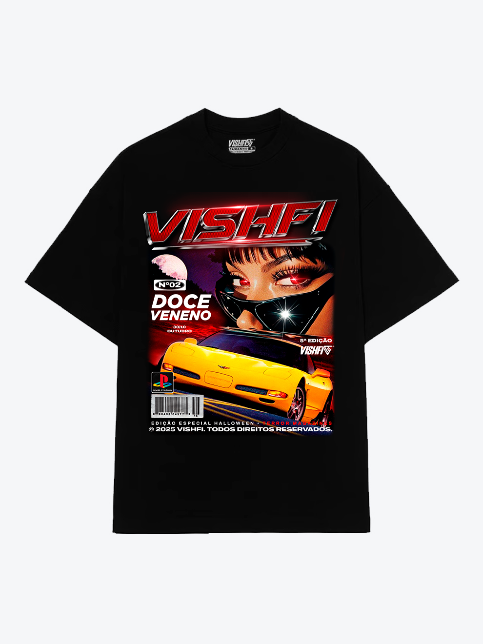 Camiseta Halloween 2K25 "Doce Veneno"