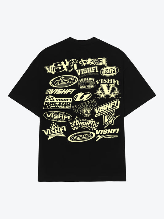 Camiseta Logotypes Preta