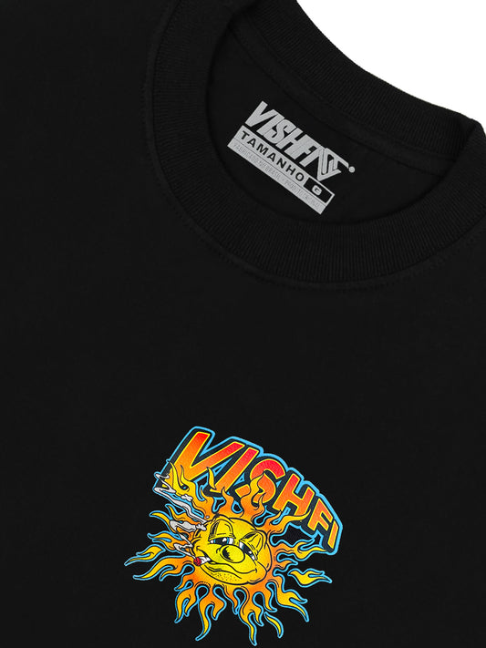 Camiseta Sol Preta