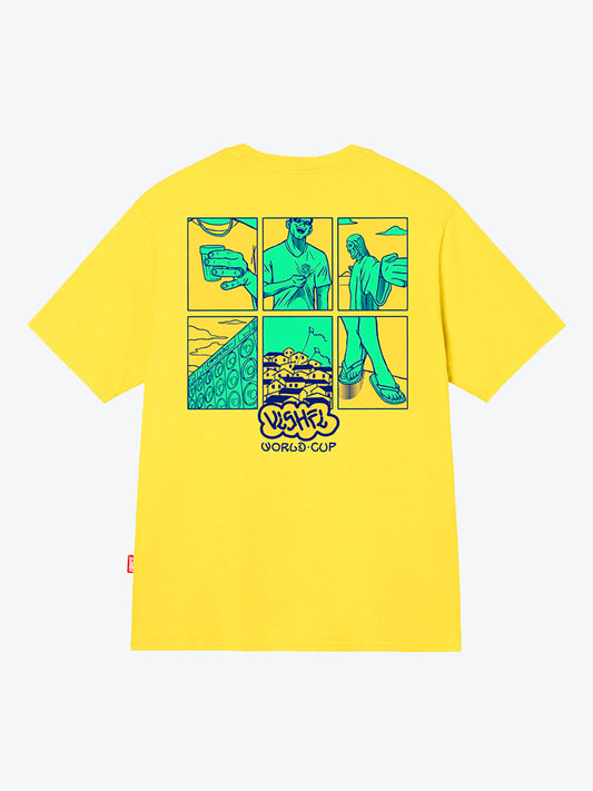 Camiseta Retratos Amarela