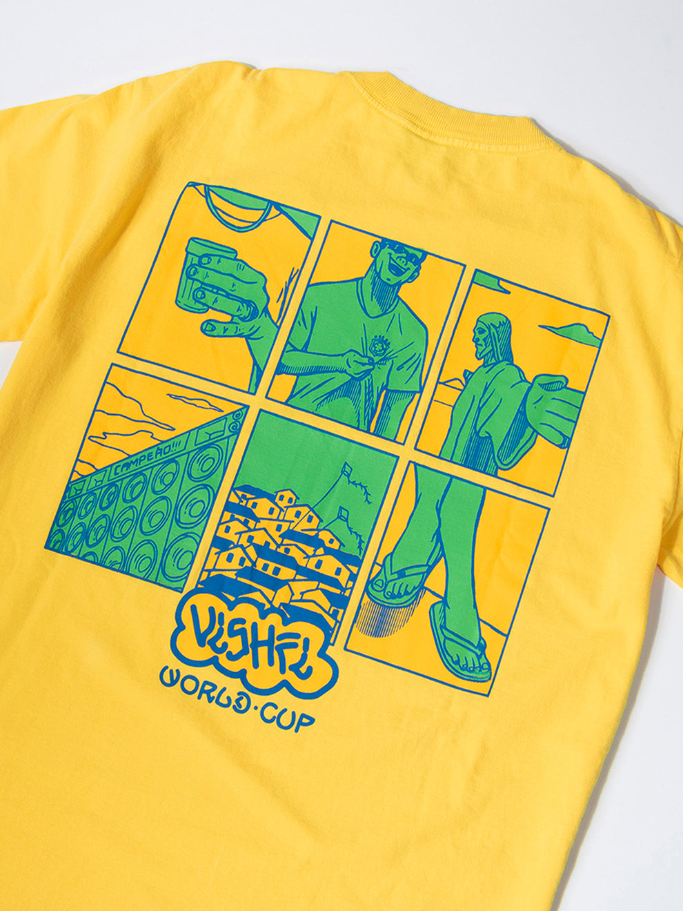 Camiseta Retratos Amarela