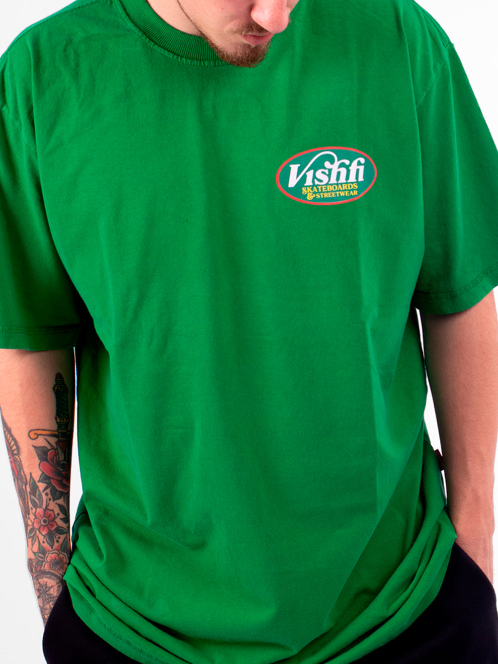 Camiseta Vish Retro Verde