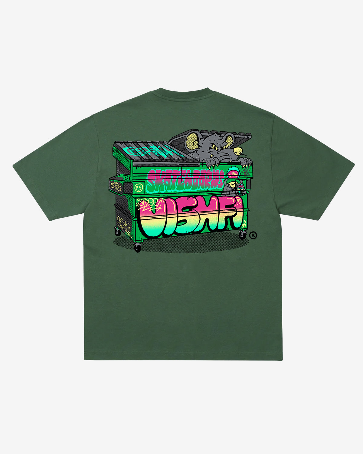 T-SHIRT RECYCLE GREEN