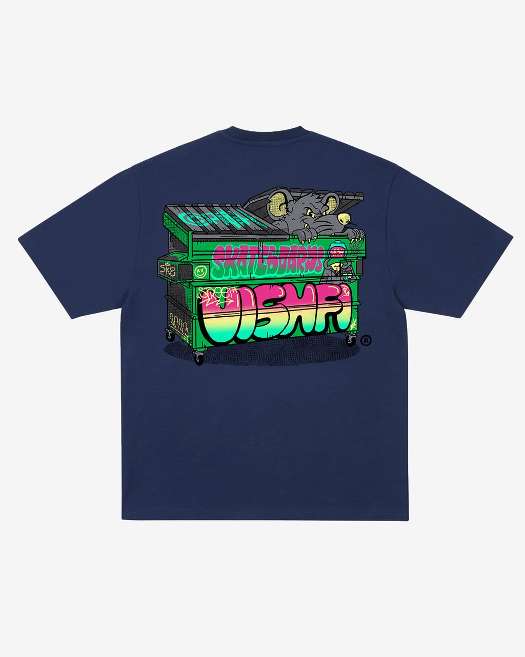 T-SHIRT RECYCLE NAVY