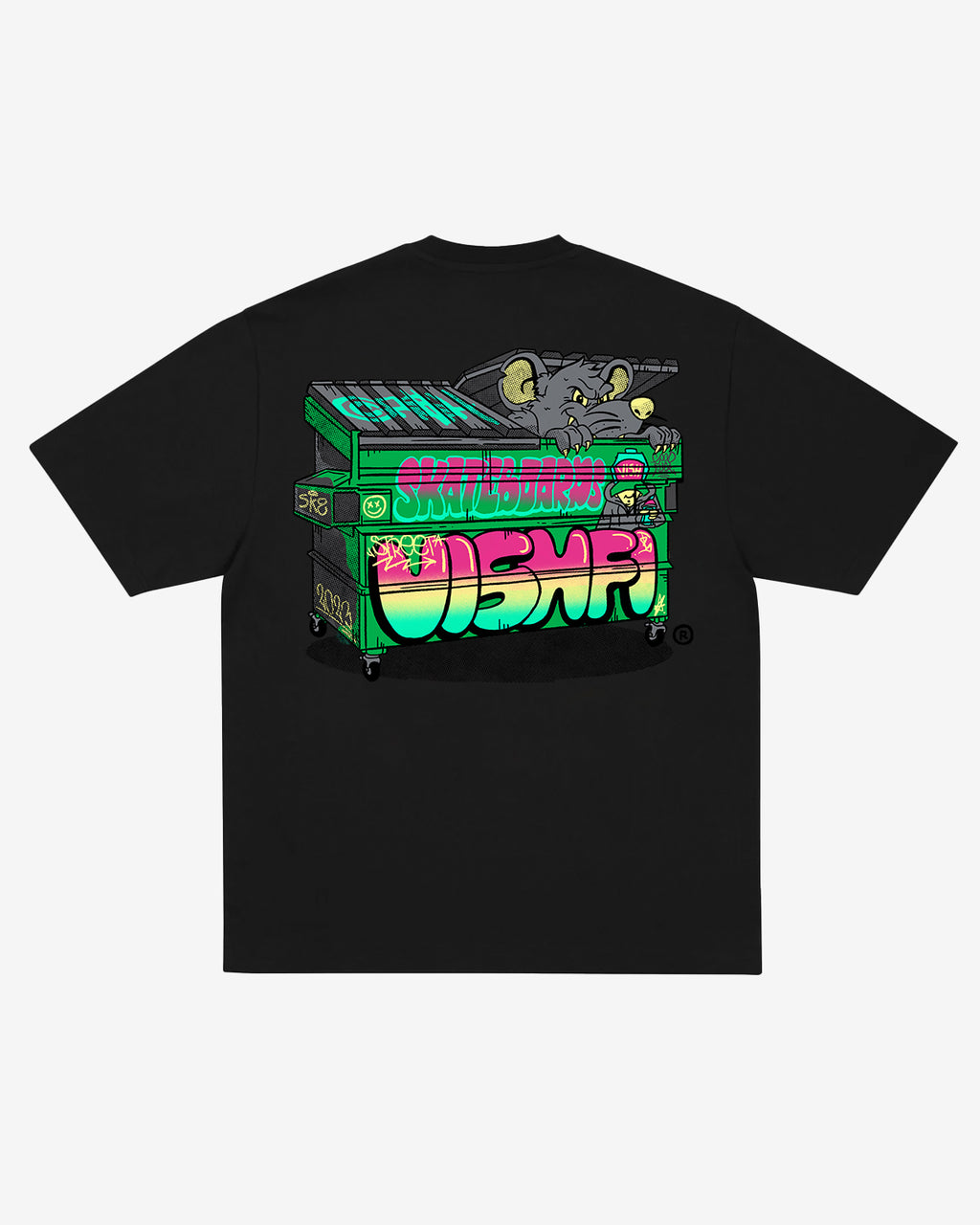 T-SHIRT RECYCLE BLACK