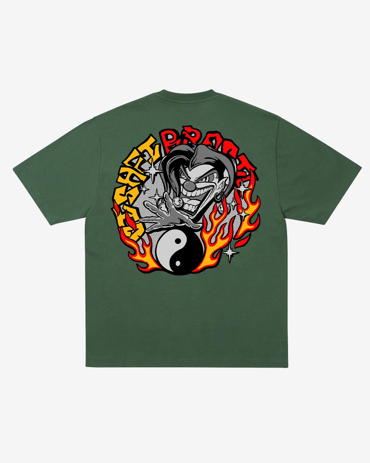 T-SHIRT CROWN GREEN