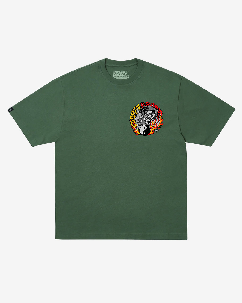 T-SHIRT CROWN GREEN