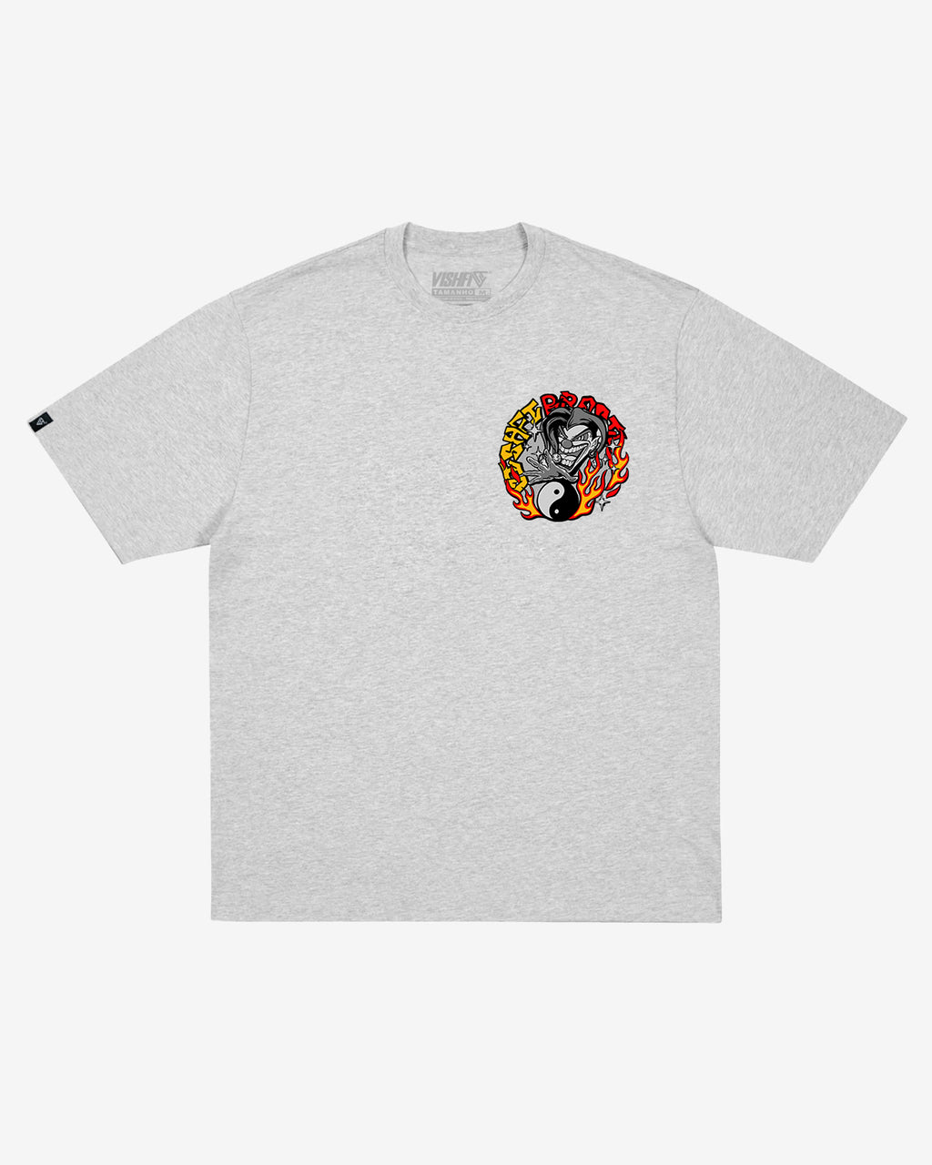 T-SHIRT CROWN HEATHER GREY