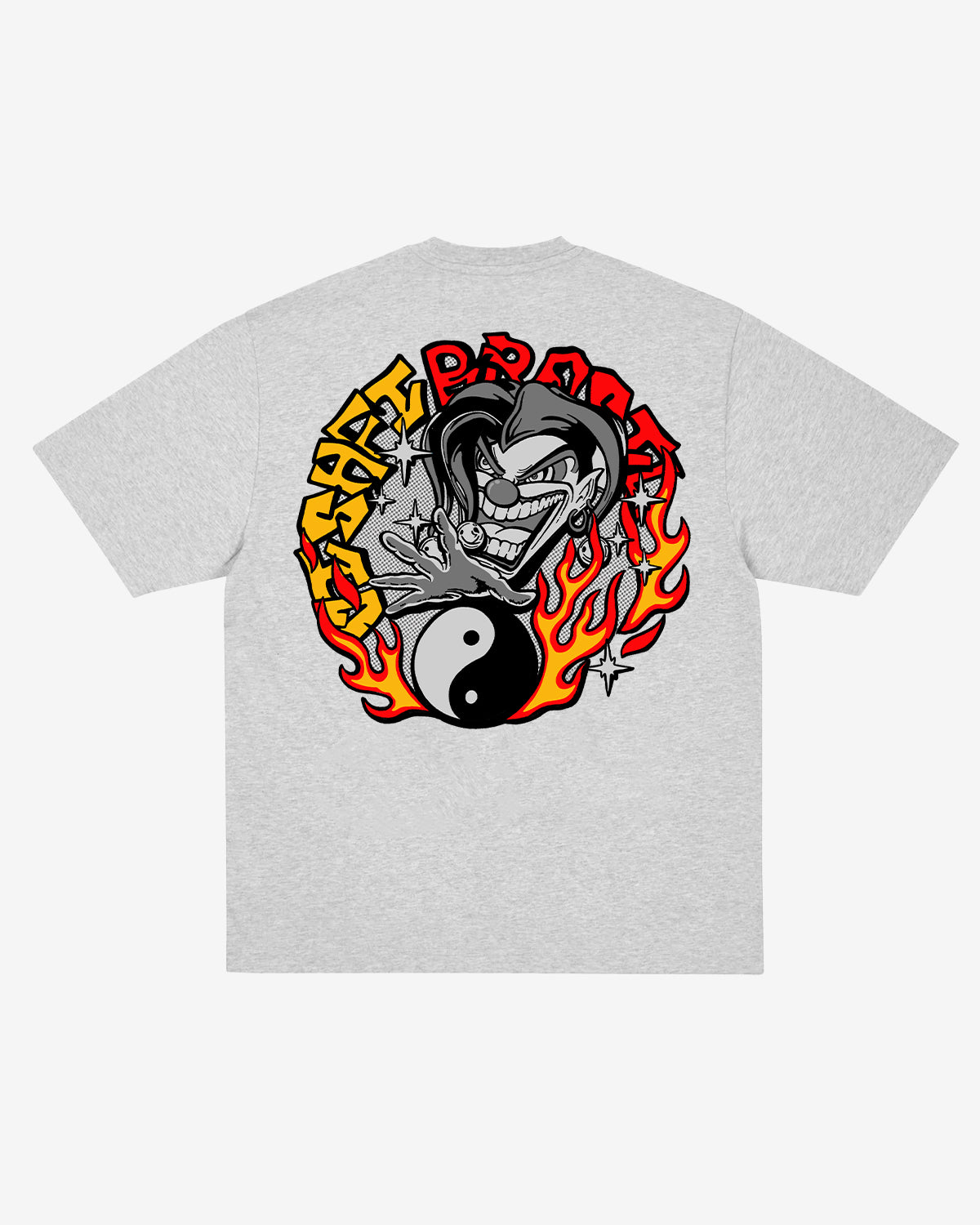 T-SHIRT CROWN HEATHER GREY