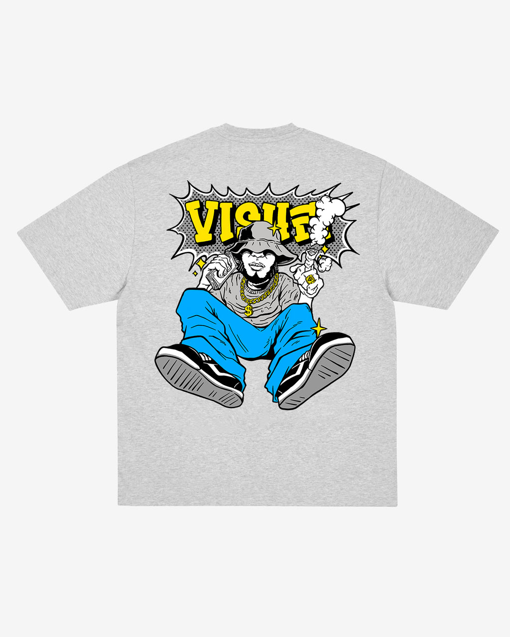 T-SHIRT STREET HEATHER GREY