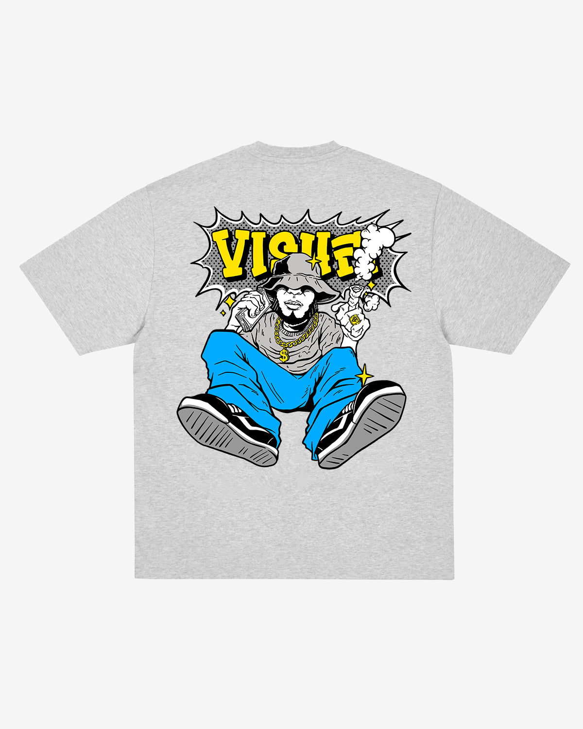 T-SHIRT STREET HEATHER GREY