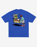 T-SHIRT PINBALL ROYAL BLUE