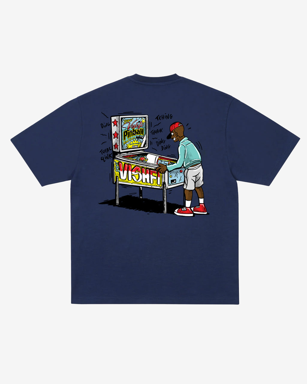 T-SHIRT PINBALL NAVY