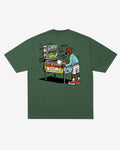 T-SHIRT PINBALL GREEN