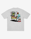 T-SHIRT PINBALL HEATHER GREY