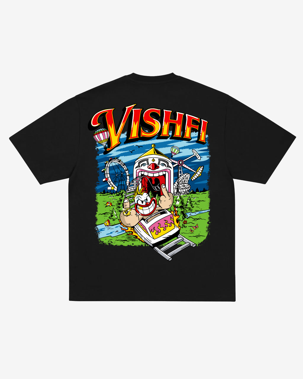 T-SHIRT CIRCUS BLACK