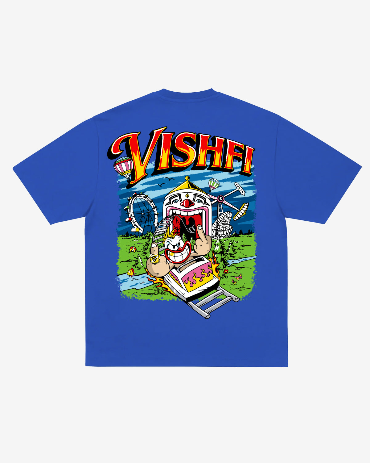 T-SHIRT CIRCUS ROYAL BLUE