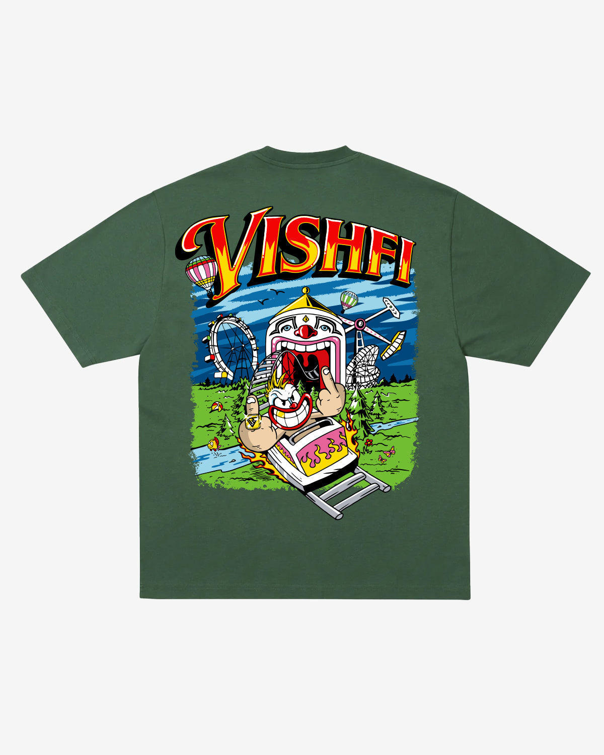T-SHIRT CIRCUS GREEN