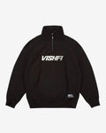 MOLETOM HALF ZIP PACE PRETO