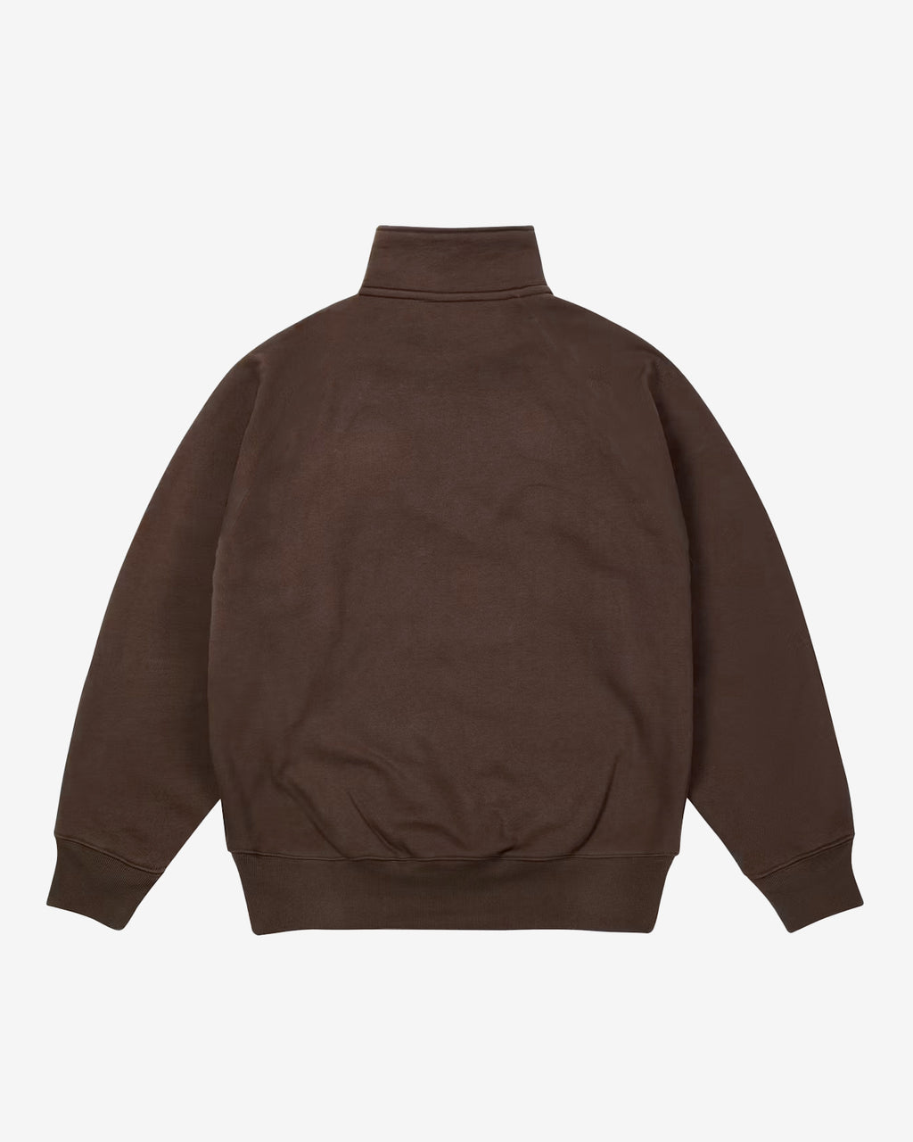 MOLETOM HALF ZIP PACE MARROM