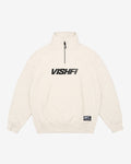 MOLETOM HALF ZIP PACE OFF WHITE