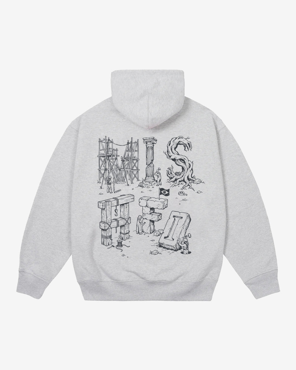 HOODIE GÊNESE HEATHER GREY