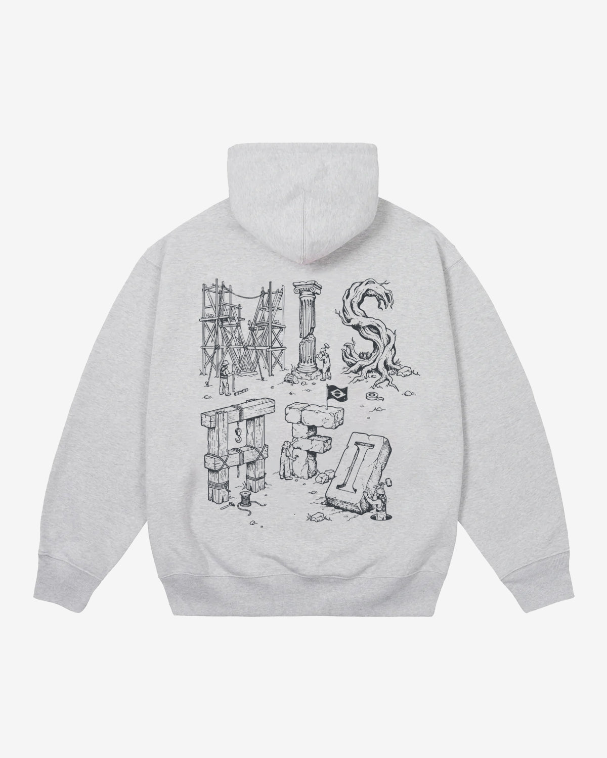 HOODIE GÊNESE HEATHER GREY