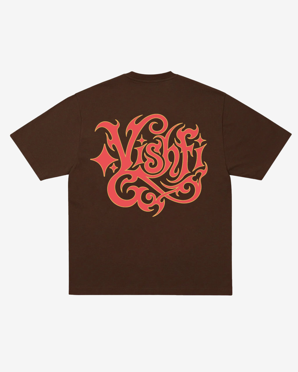 T-SHIRT MYSTIC FLOW BROWN