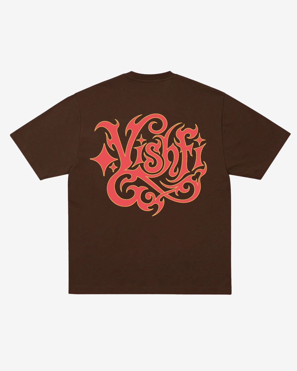 T-SHIRT MYSTIC FLOW BROWN