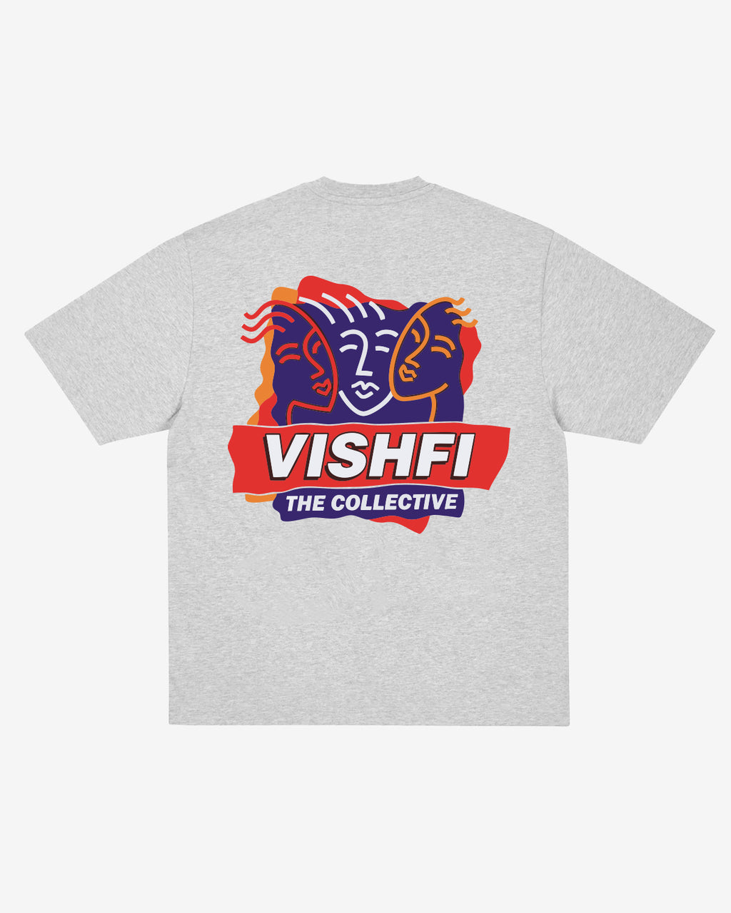 T-SHIRT COLLECTIVE HEATHER GREY