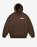 HOODIE CLASSIC LOGO BROWN