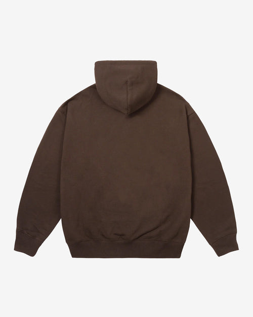 HOODIE CLASSIC LOGO BROWN