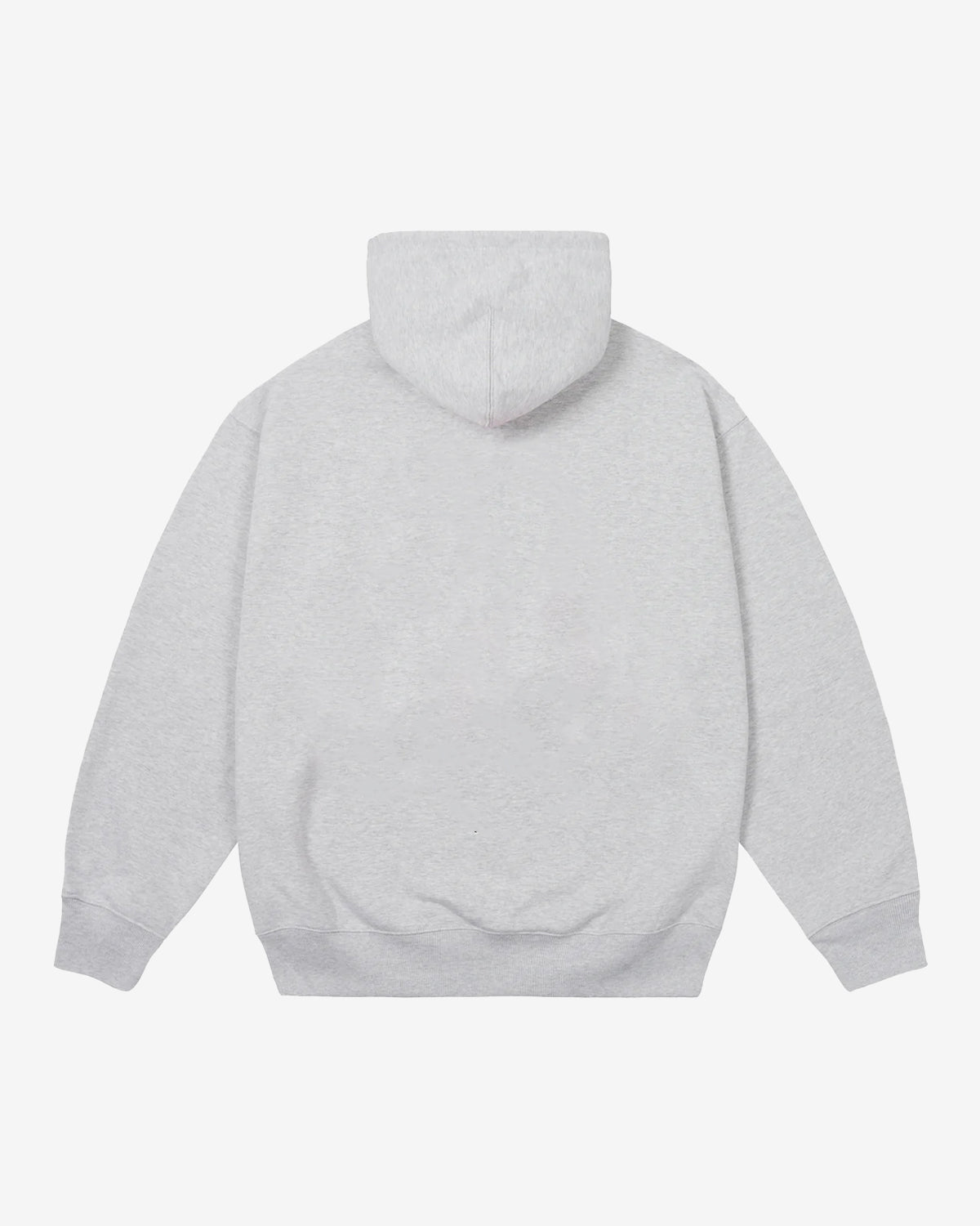 HOODIE MID LOGO HEATHER GREY