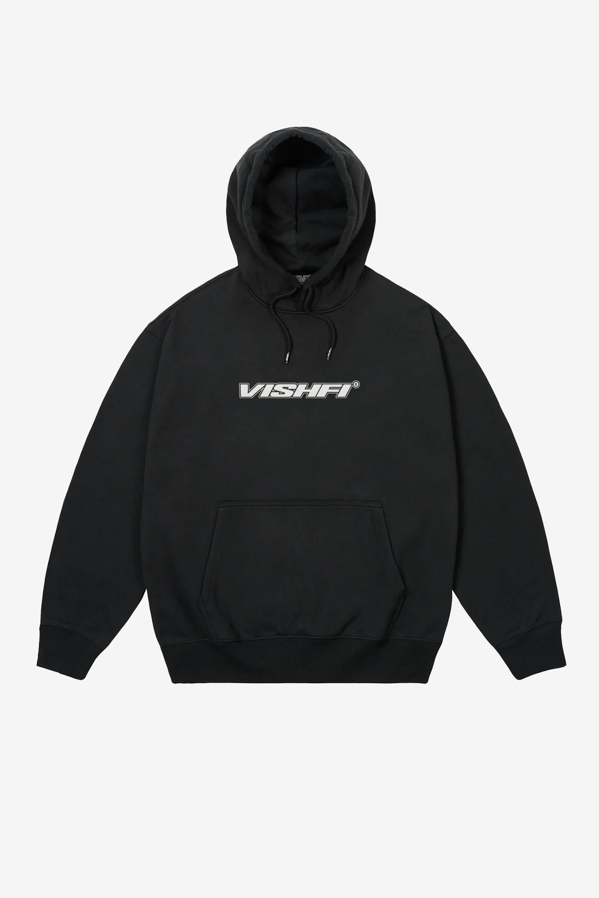 Moletom Canguru Mid Logo Preto