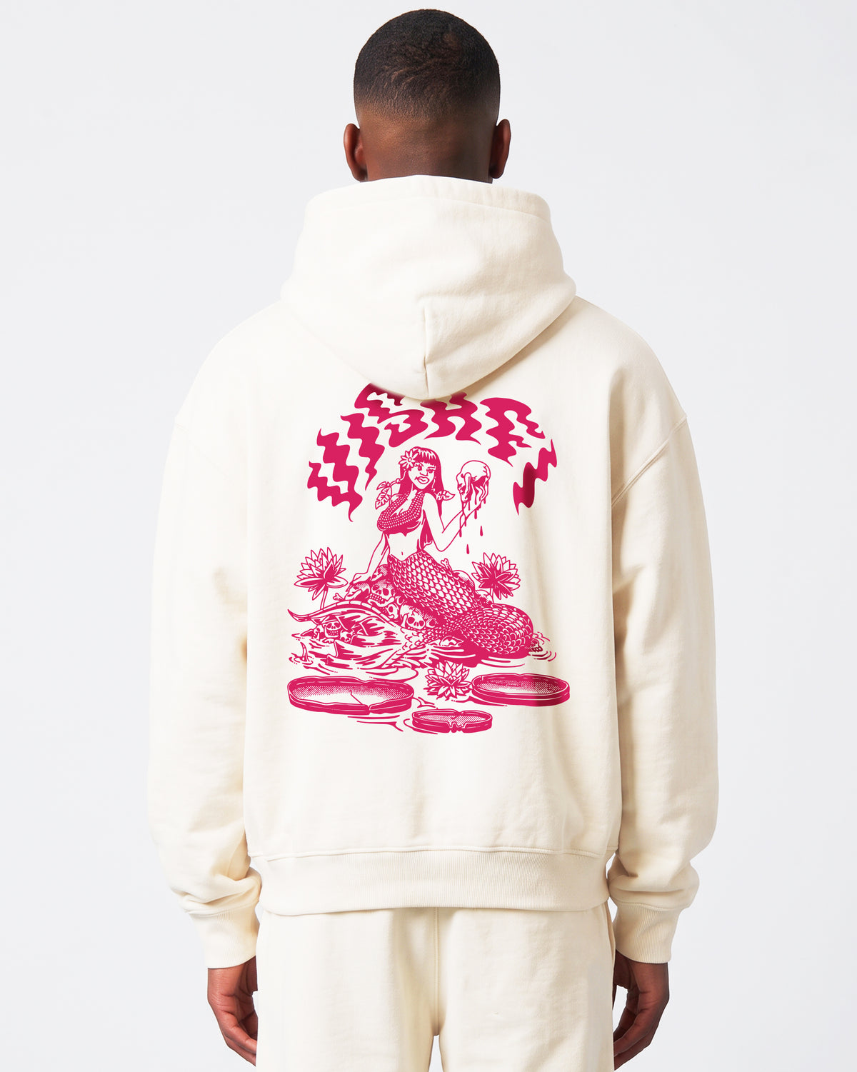 Moletom Canguru Premium Siren Iara Off White