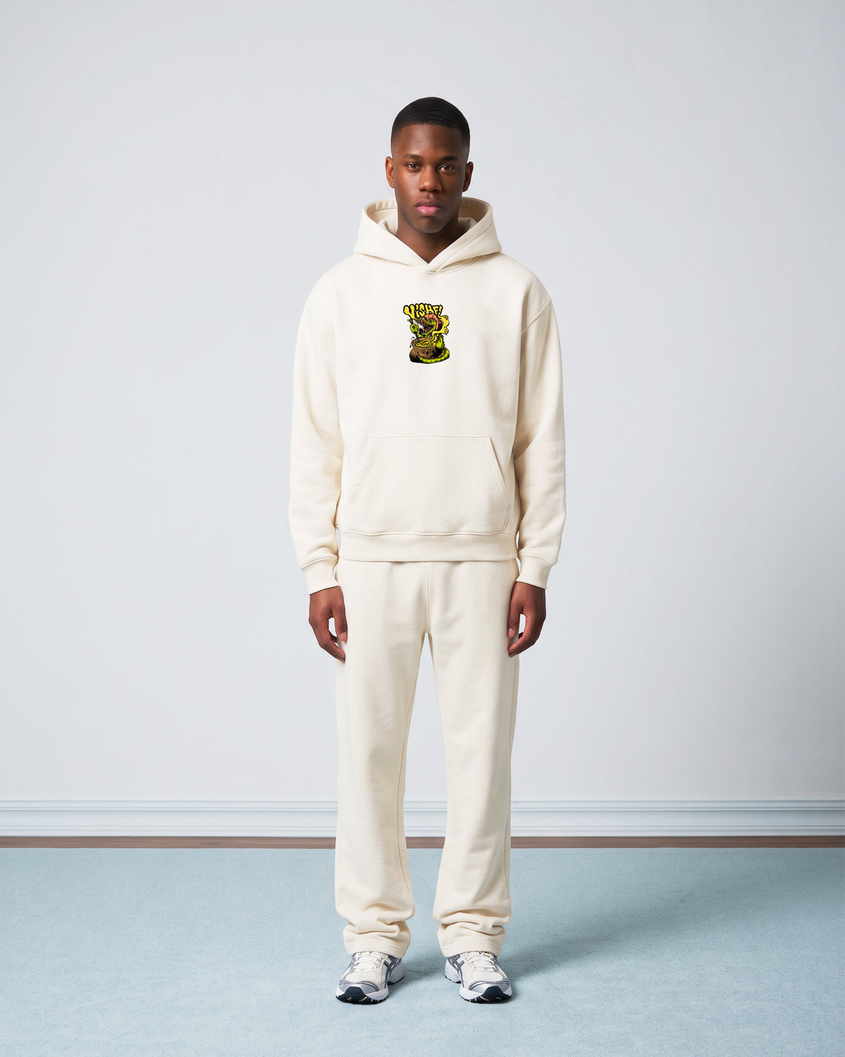 Moletom Canguru Premium Cuca Off White