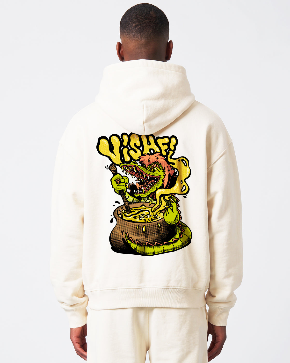 Moletom Canguru Premium Cuca Off White