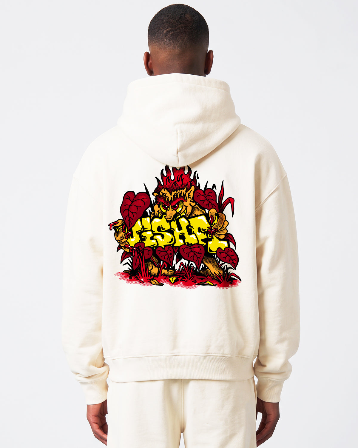 Moletom Canguru Premium Rage Curupira Off White