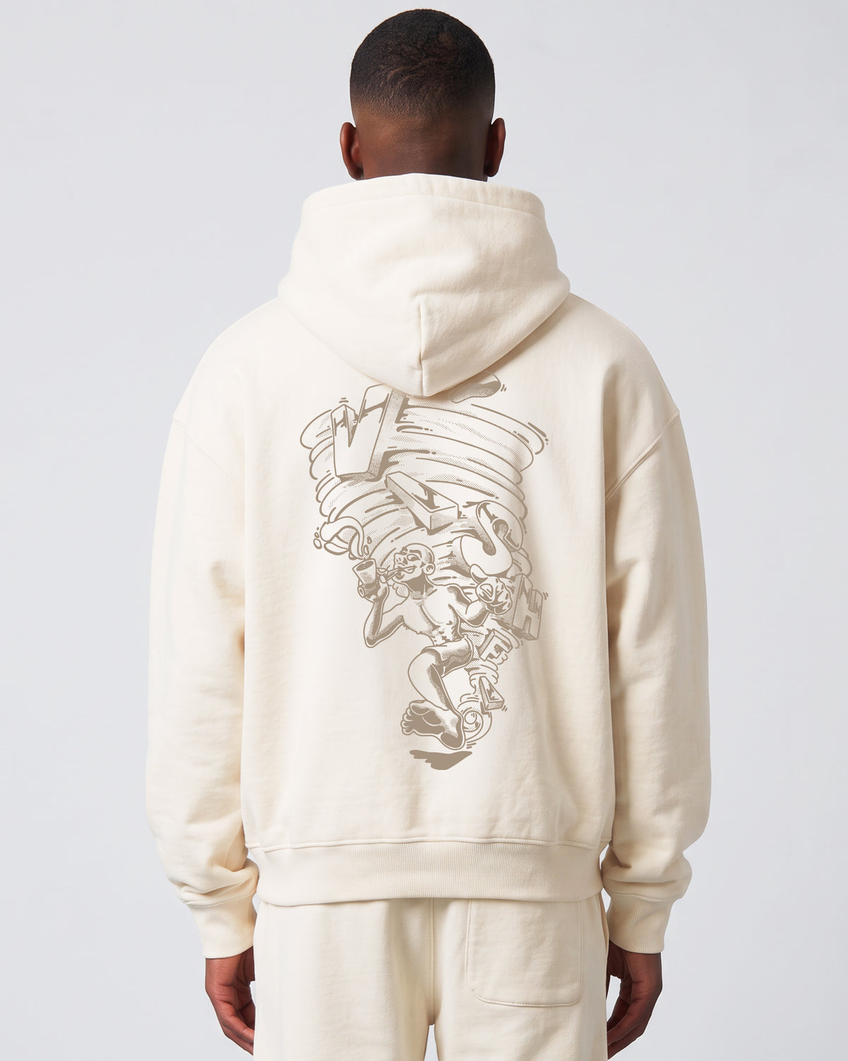 Moletom Canguru Premium Linesaci Off White