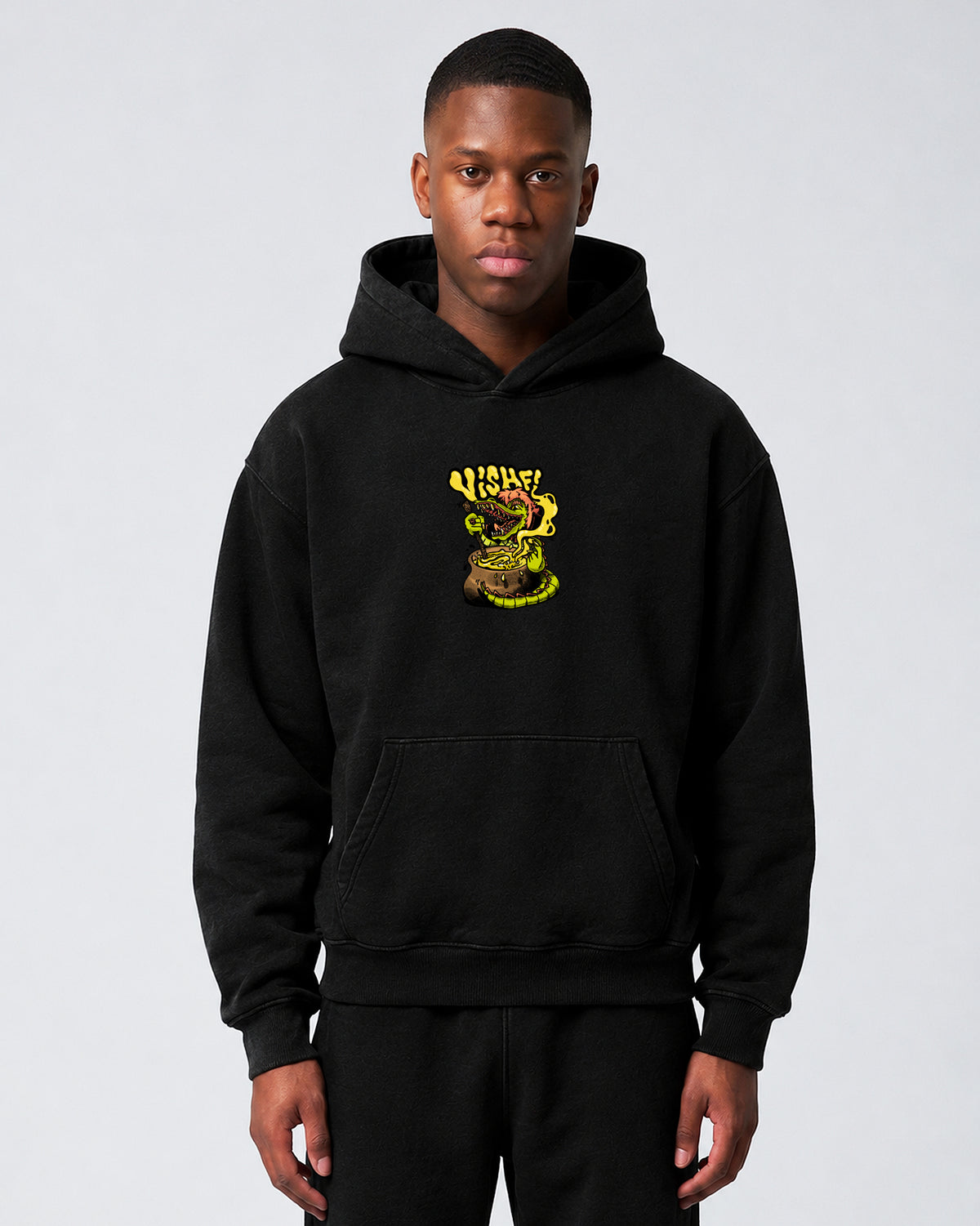Moletom Canguru Premium Cuca Preto