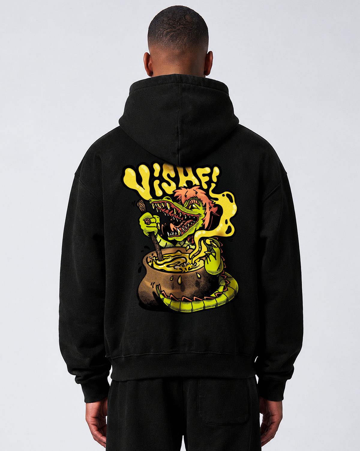 Moletom Canguru Premium Cuca Preto