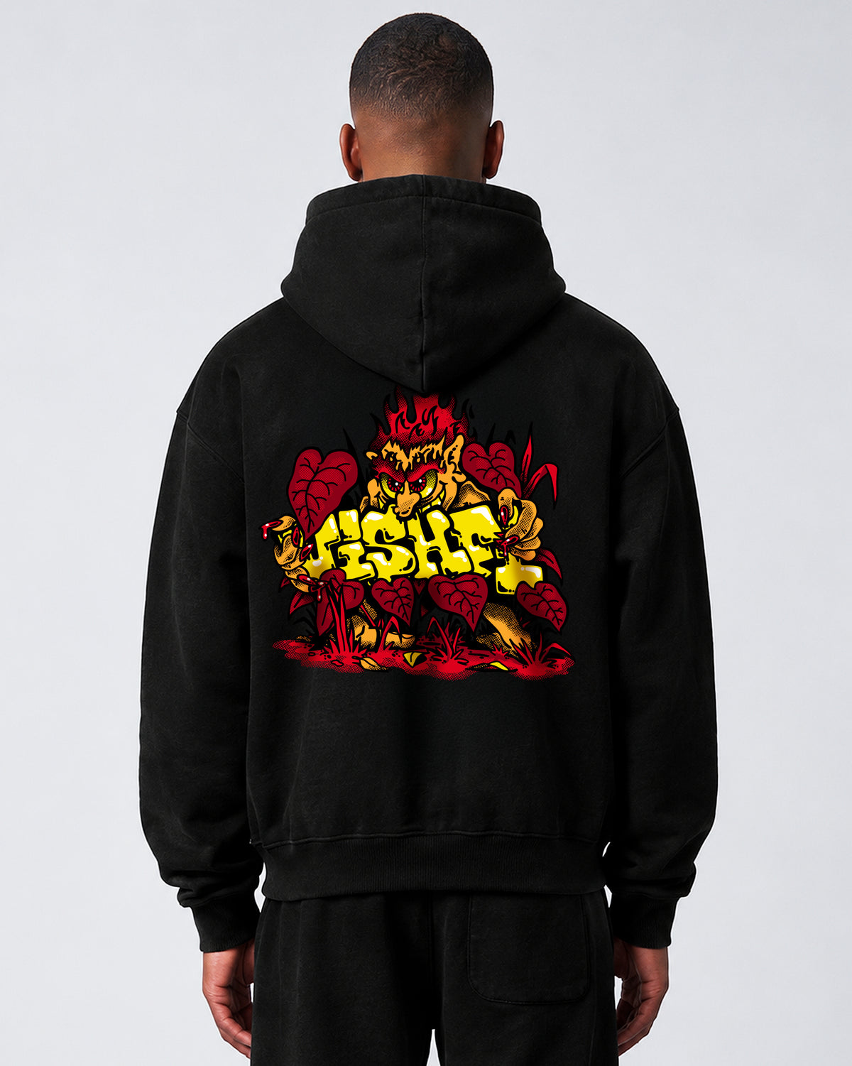 Moletom Canguru Premium Rage Curupira Preto