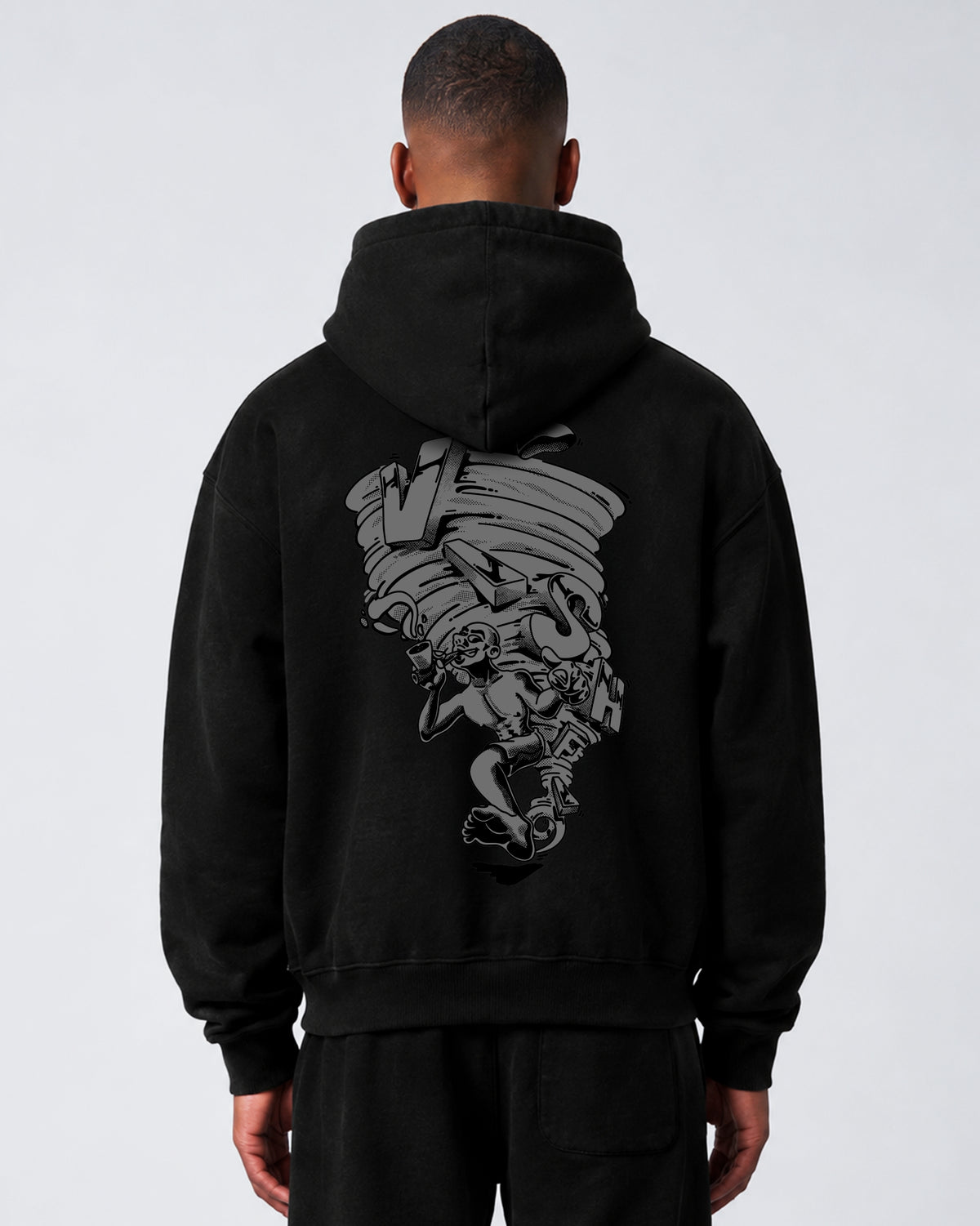 Moletom Canguru Premium Linesaci Preto